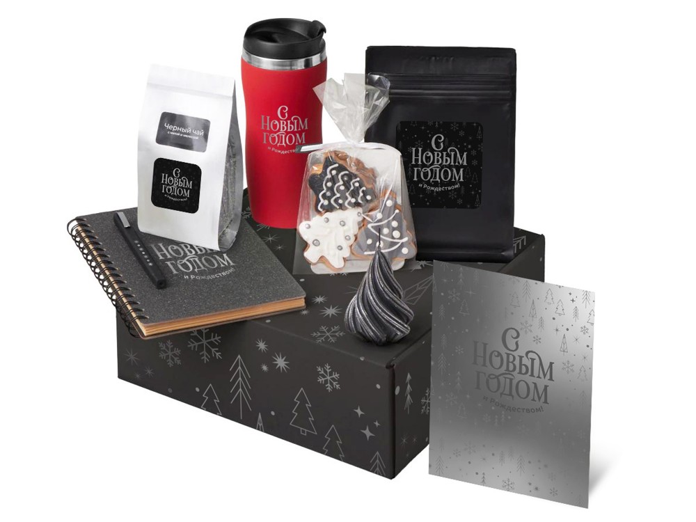 Подарочный набор «Re:Charge» с термокружкой, кофе и блокнотом (27721)