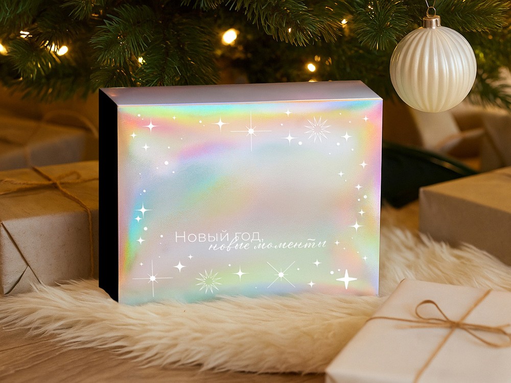 Подарочный набор «Re:Moments» с пледом, френчпрессом и медом (27733)