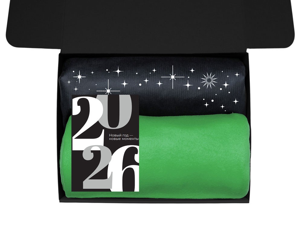 Подарочный набор «Re:Moments» с пледом, френчпрессом и медом (27734)