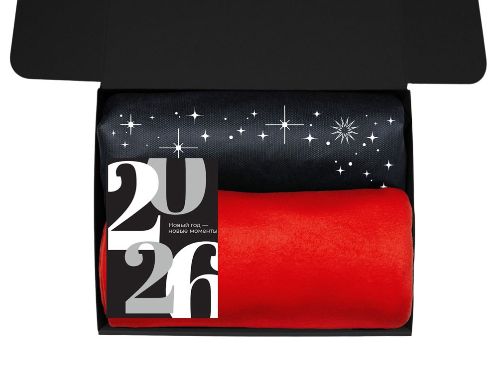 Подарочный набор «Re:Moments» с пледом, френчпрессом и медом (27735)