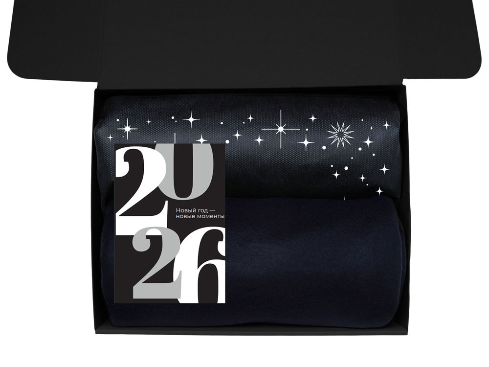 Подарочный набор «Re:Moments» с пледом, френчпрессом и медом (27737)