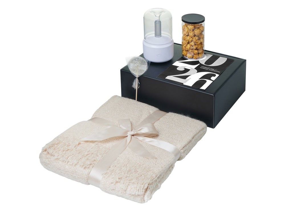 Подарочный набор «Re:Snug» с пледом, увлажнителем и попкорном (27772)