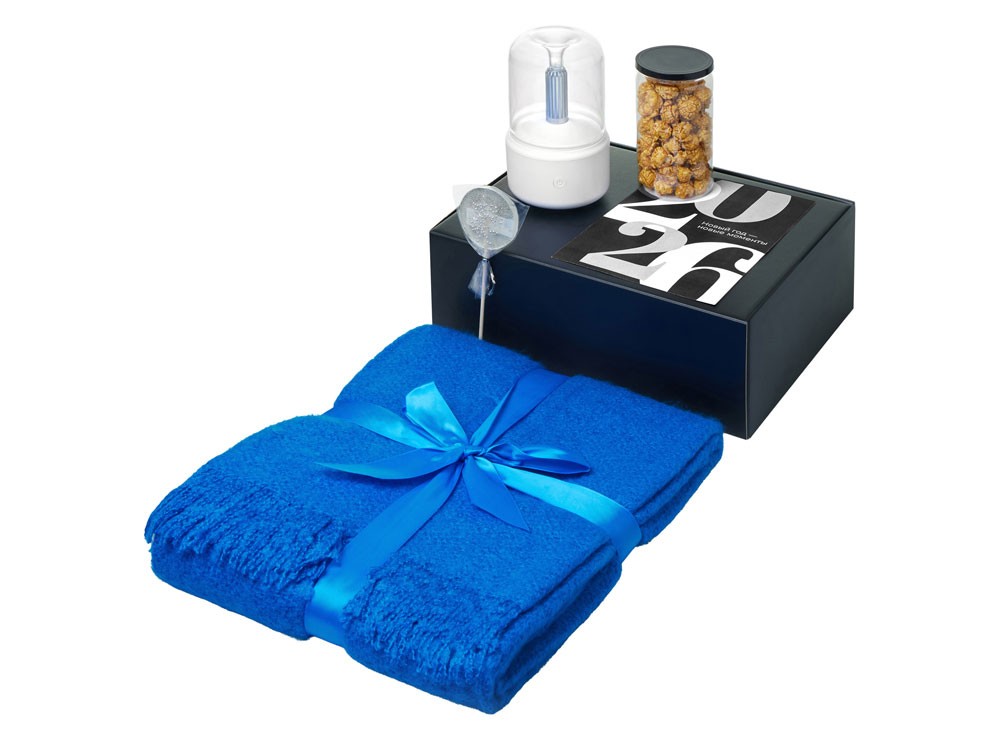 Подарочный набор «Re:Snug» с пледом, увлажнителем и попкорном (27773)