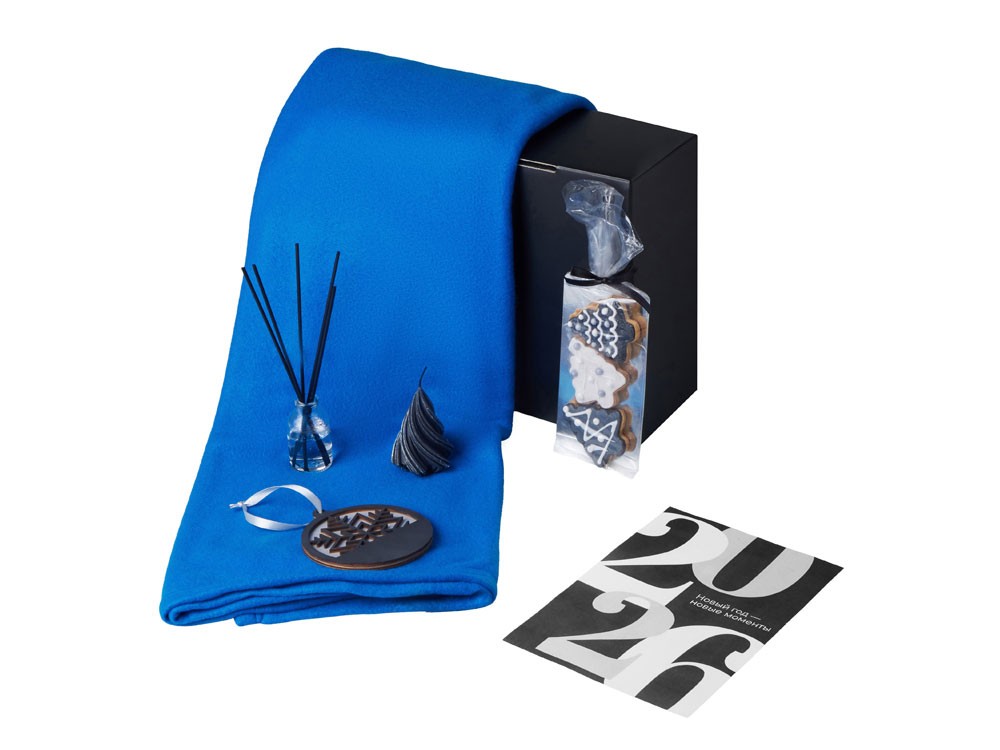 Подарочный набор «Re:Home» с пледом, свечой и диффузором