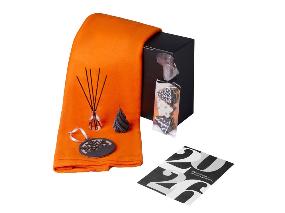 Подарочный набор «Re:Home» с пледом, свечой и диффузором (27778)