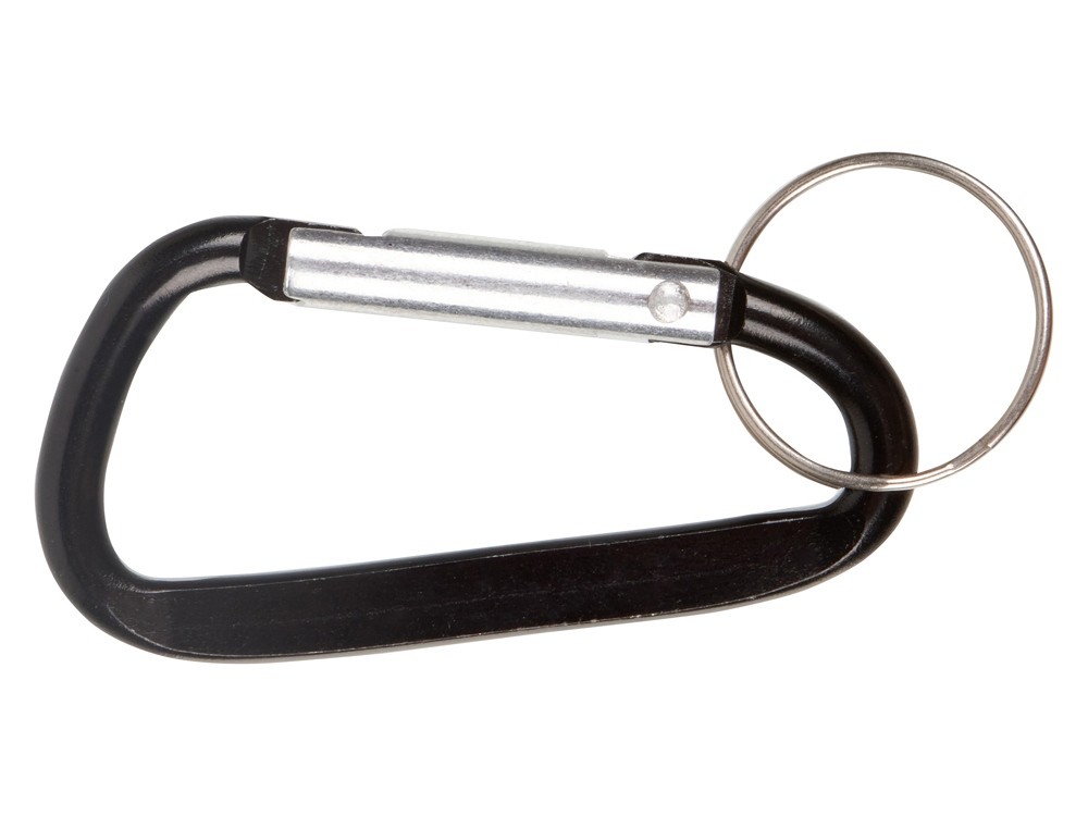 Брелок-карабин из переработанного алюминия «Alumina» (28334)