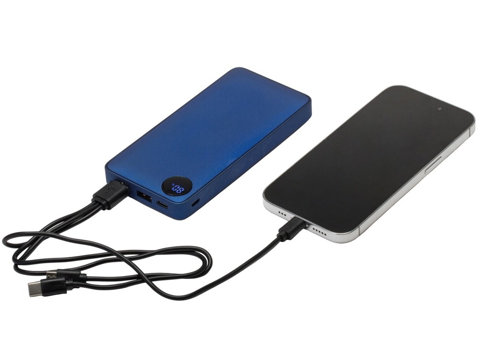 Внешний аккумулятор «Mild», металлик soft-touch, 10 000 mAh (28392)