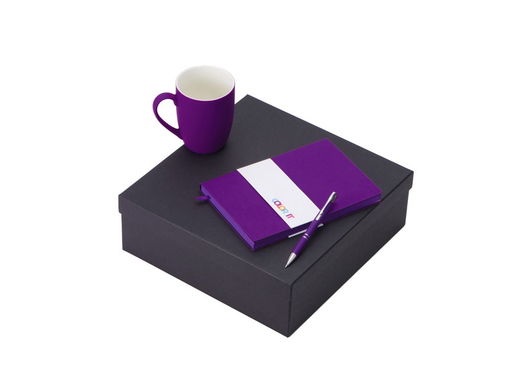 Подарочный набор «COLOR IT» с блокнотом, металлической ручкой и кружкой (29154)