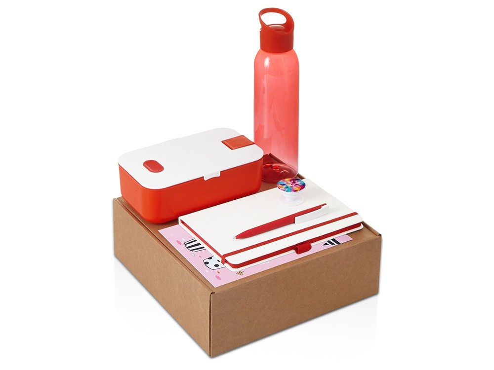 Набор «Bitetime» с бутылкой для воды, блокнотом, ручкой и ланчбоксом (29165)