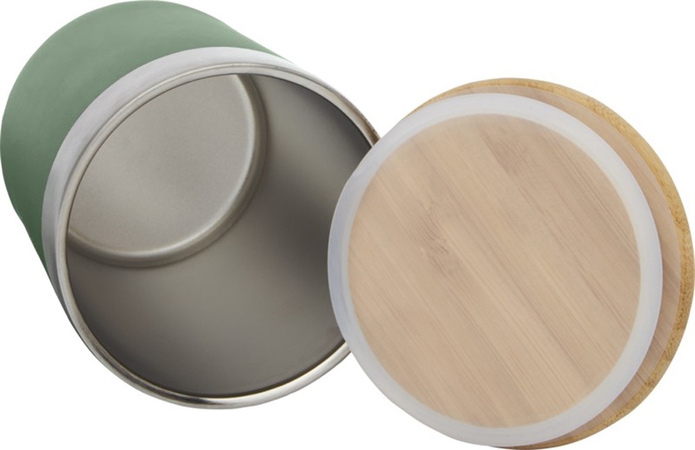 Кружка с вакуумной изоляцией и бамбуковой крышкой «Lagan» (29773)