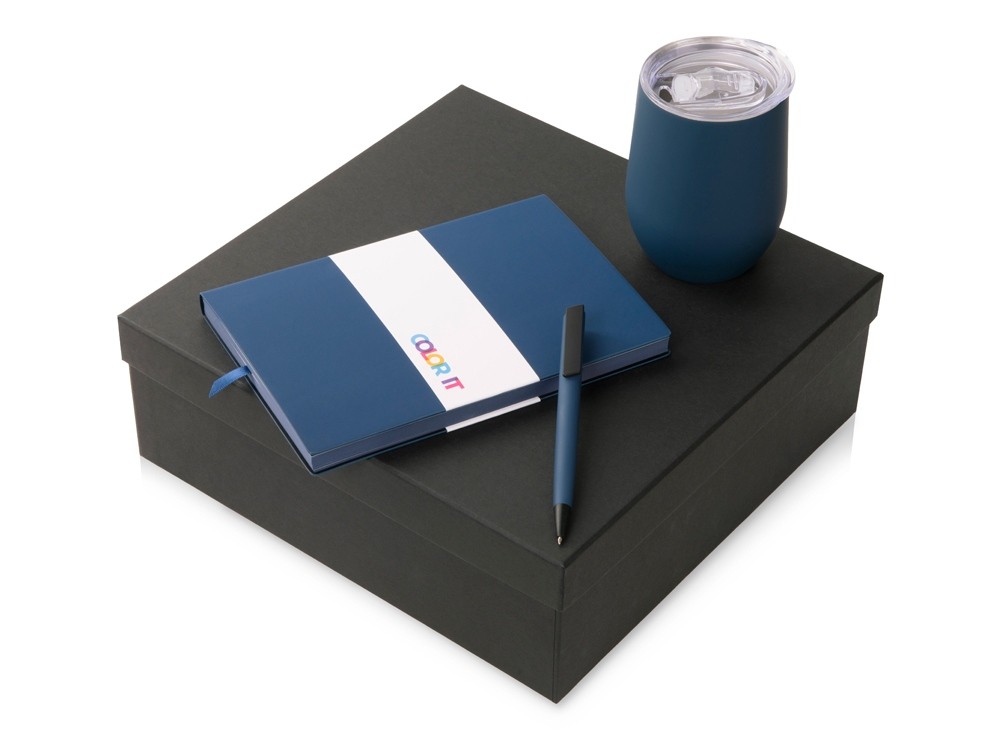 Подарочный набор «COLOR IT» c блокнотом, ручкой и термокружкой (30201)