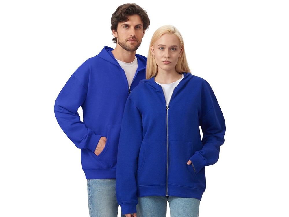 Толстовка оверсайз с капюшоном на молнии «Monaco» (30330)