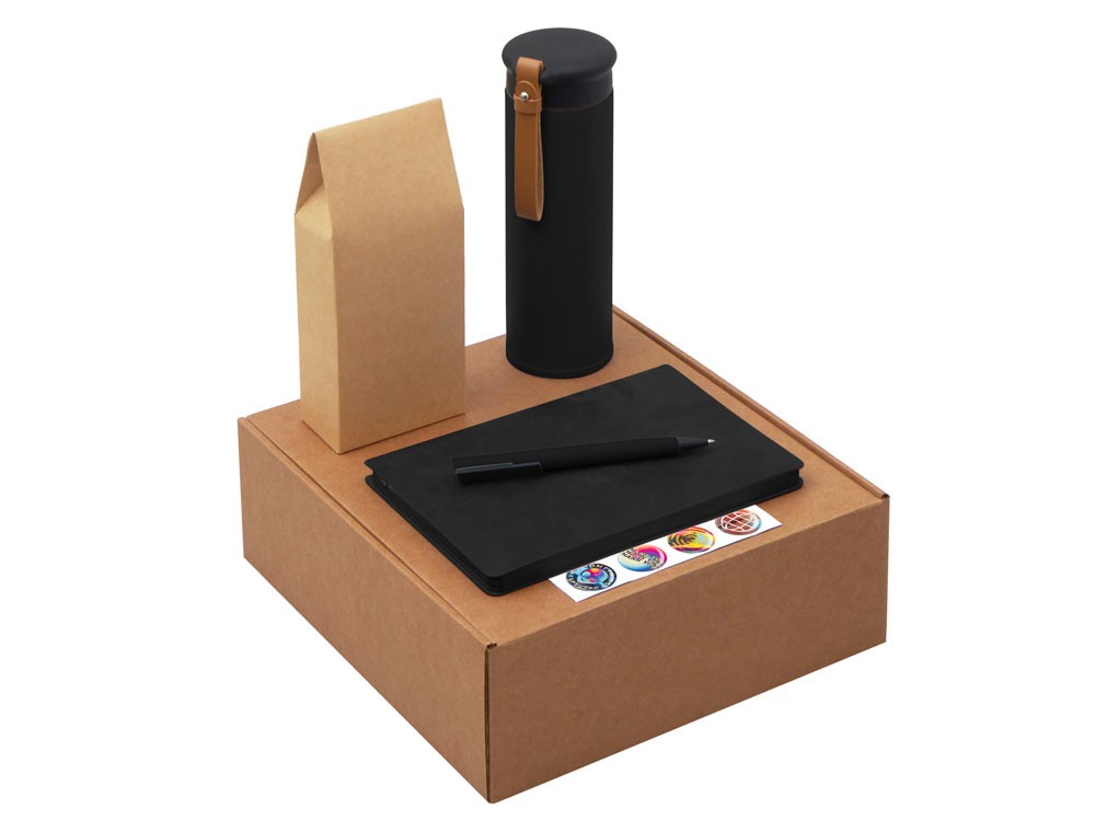 Набор «Draftea» с блокнотом, ручкой, термосом и чаем (30355)