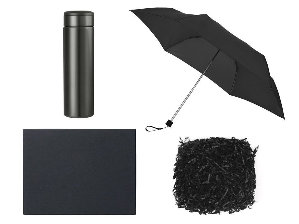Подарочный набор с зонтом и термосом (30773)
