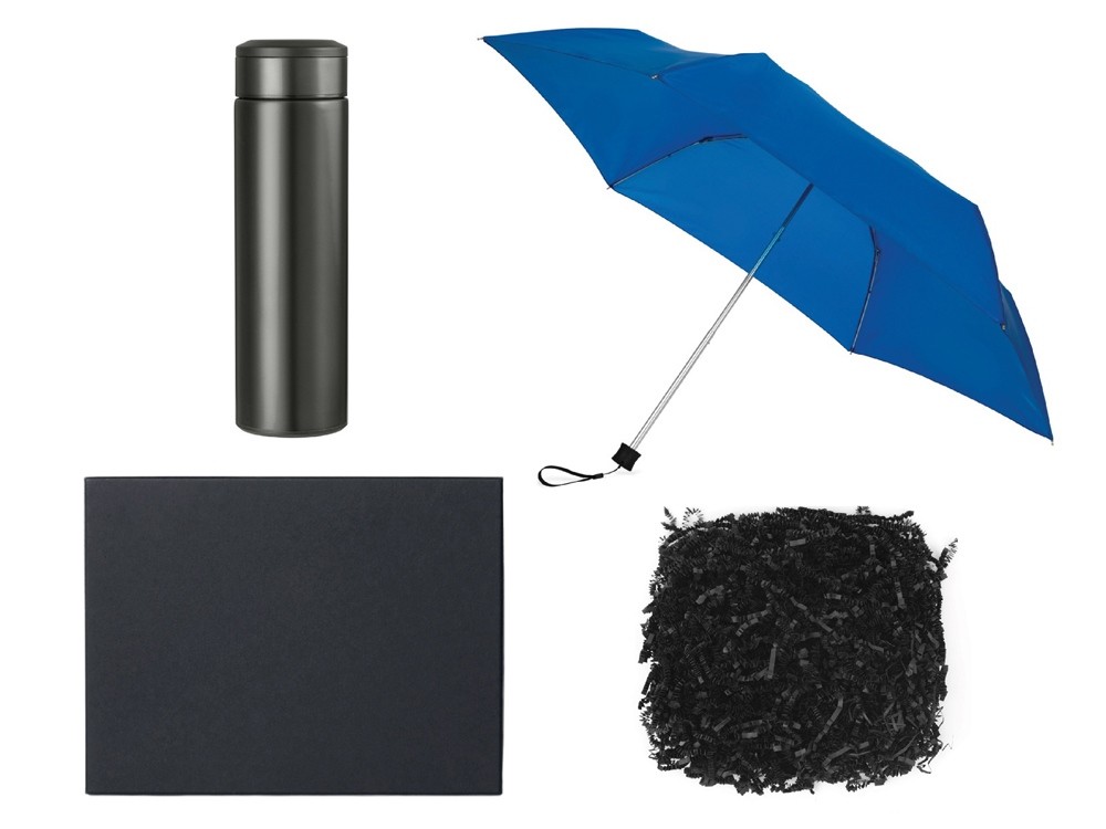 Подарочный набор с зонтом и термосом (30774)