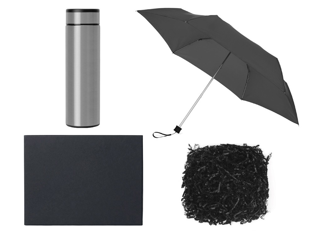 Подарочный набор с зонтом и термосом (30775)