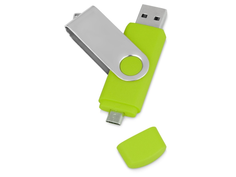 USB/micro USB-флешка на 16 Гб «Квебек OTG» (31070)