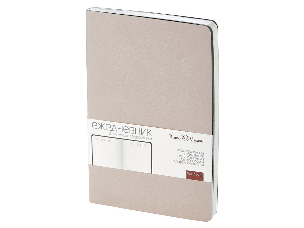 Ежедневник недатированный А5 «Megapolis Velvet Flex» (31483)