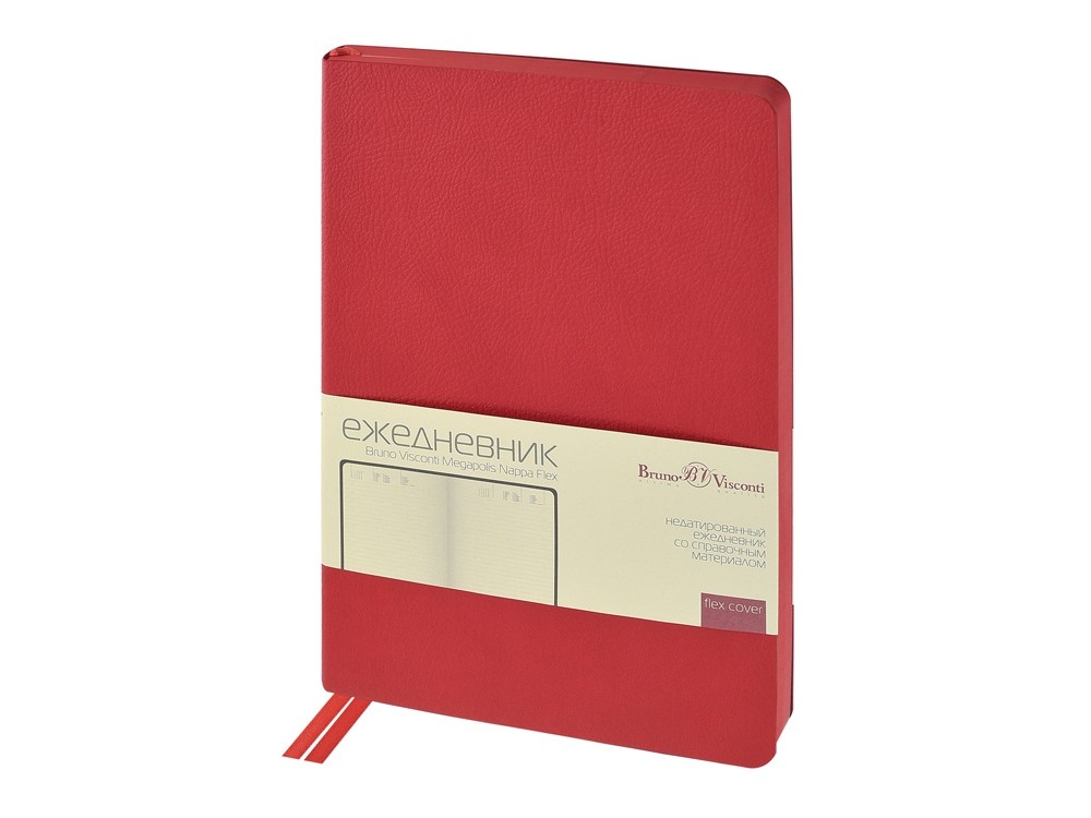 Ежедневник недатированный А5 «Megapolis Nappa Flex» (31681)
