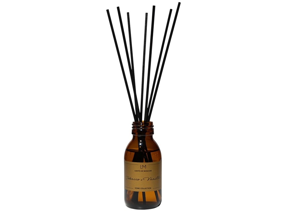 Ароматический диффузор с палочками, табак и ваниль, 100 мл (31977)