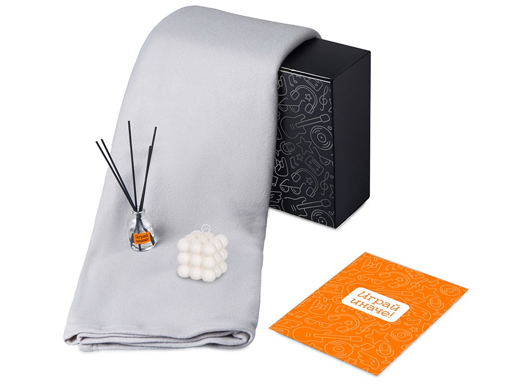 Подарочный набор «Re:y. Cocoon с пледом, свечой и диффузором (32147)