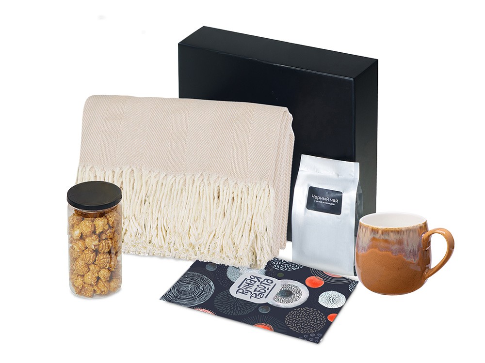 Подарочный набор «Re:y. Haven»  с пледом, кружкой и чаем (32218)