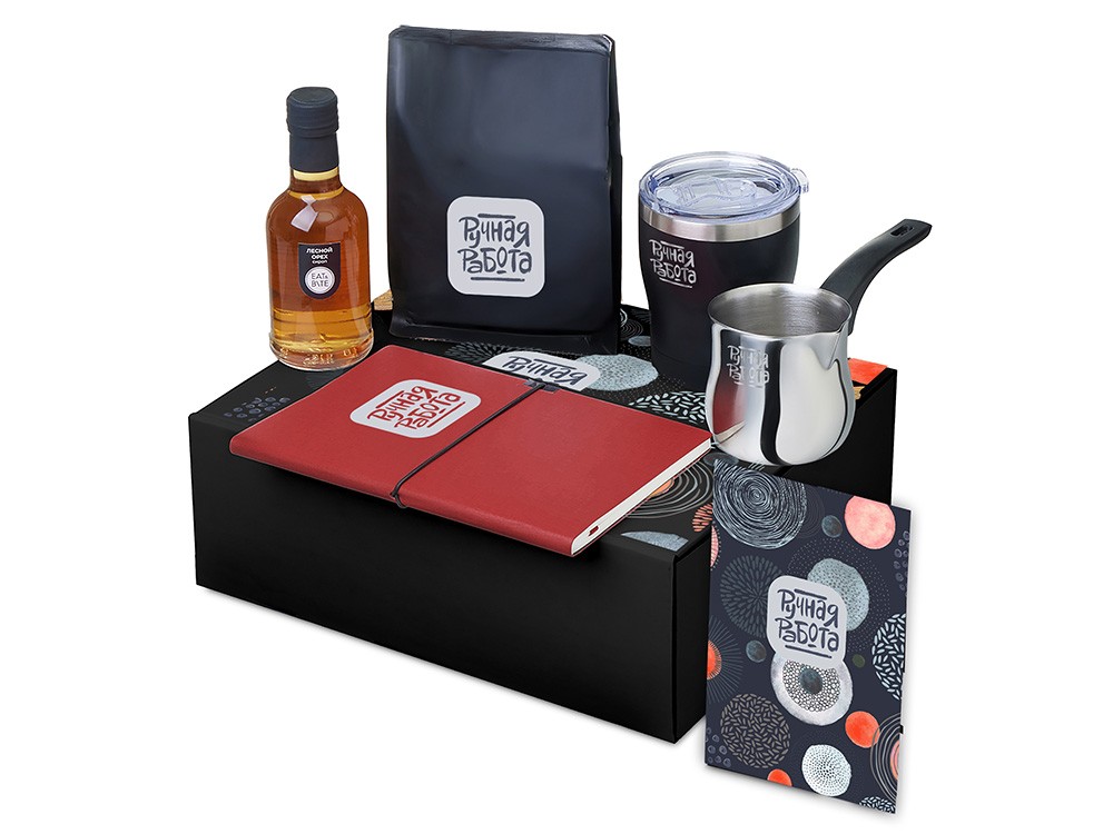 Подарочный набор «Re:y. Routine» с туркой, термокружкой и кофе (32244)