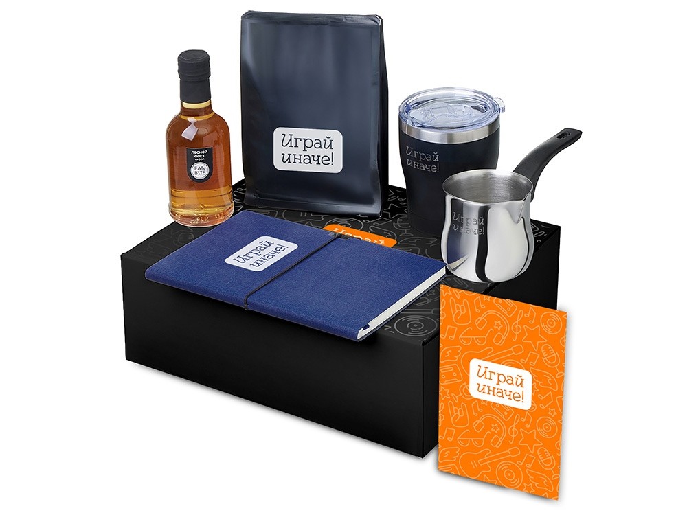 Подарочный набор «Re:y. Routine» с туркой, термокружкой и кофе (32245)