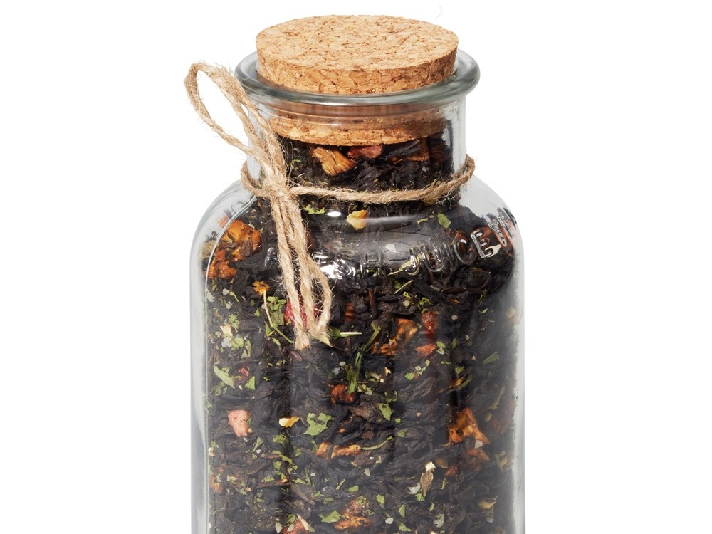 Чай черный с соком ананаса, клубникой, мятой, медом и лимоном (32284)