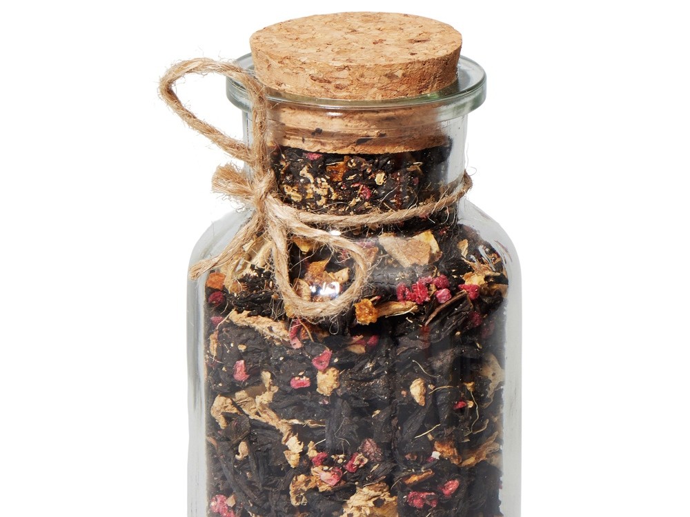 Чай черный с соком имбиря, апельсином и малиной, мини (32291)