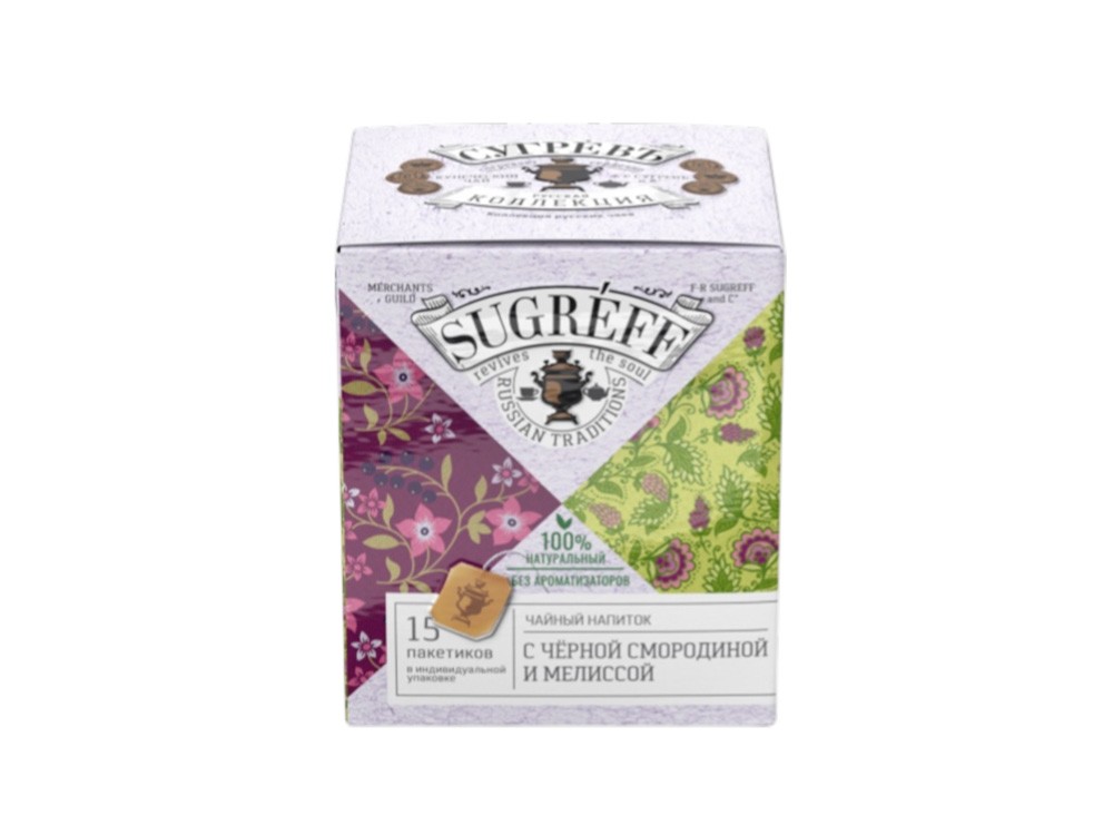 Чайный напиток «С черной смородиной и мелиссой» в индивидуальных саше (32374)