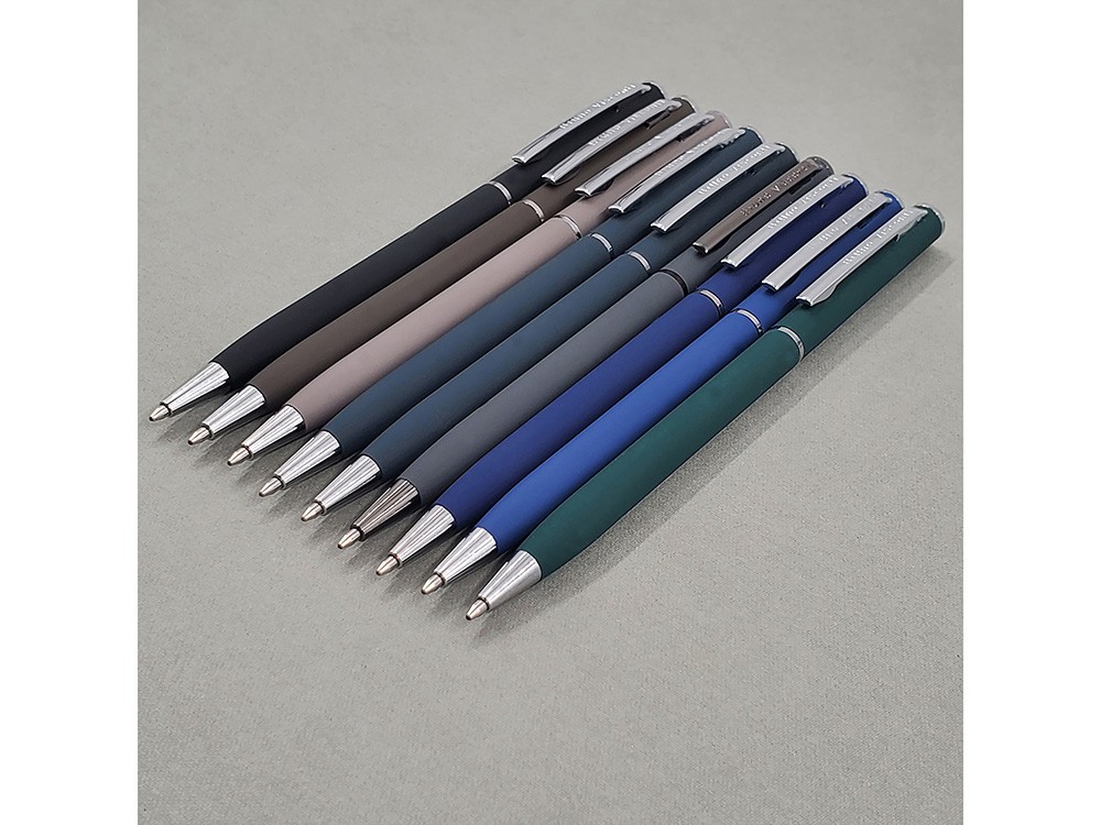 Ручка металлическая шариковая «Palermo», софт-тач (32422)