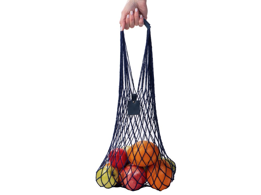 Авоська «Dream» из натурального хлопка с кожаными ручками, 25 л (32730)