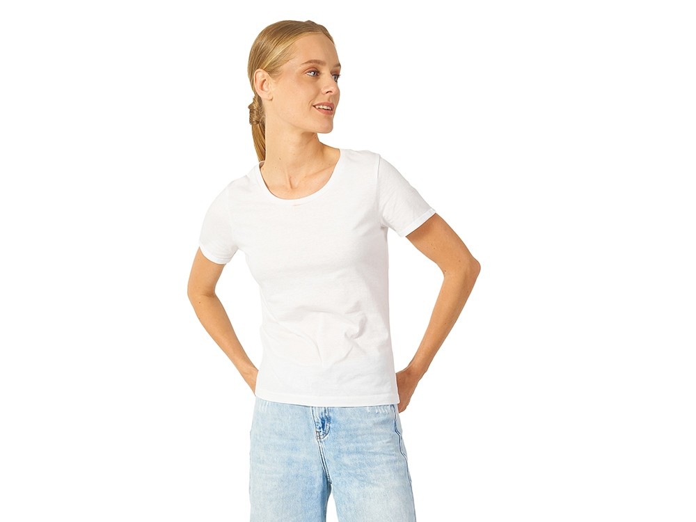 Футболка «Sydney» с подвернутыми рукавами, женская (32777)