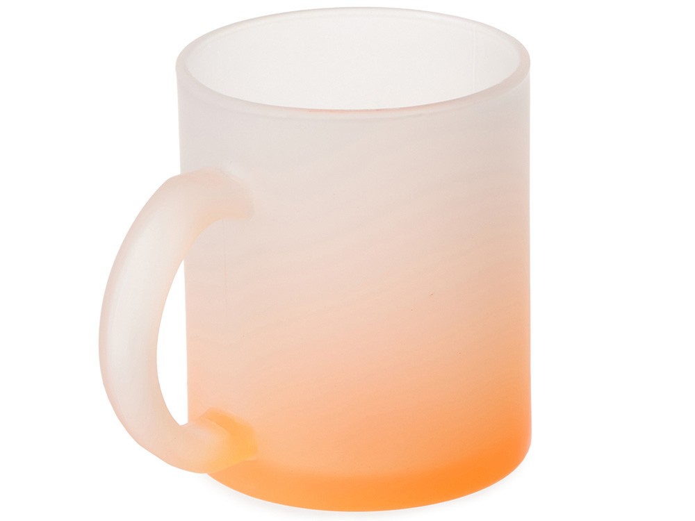 Стеклянная матовая кружка с градиентом для сублимации «Омбре» (32852)