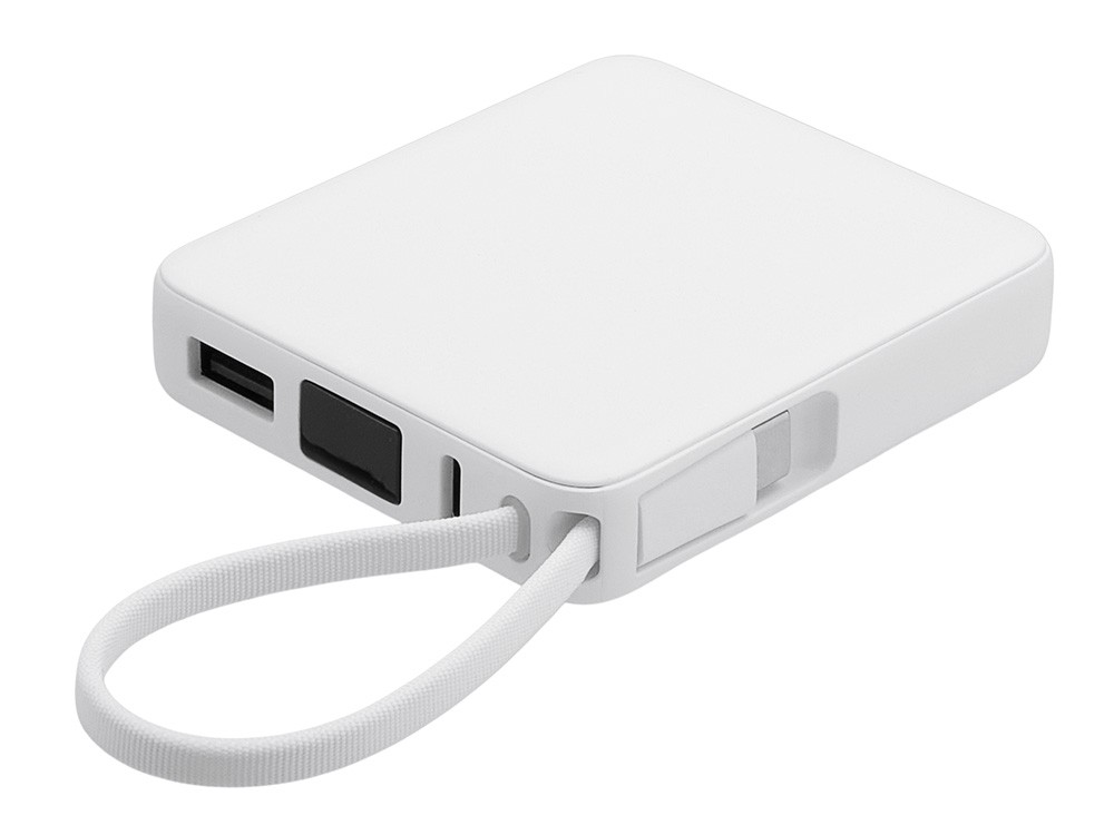 Внешний аккумулятор со встроенным кабелем USB-C «Дэнси», 5000 мАч (32929)