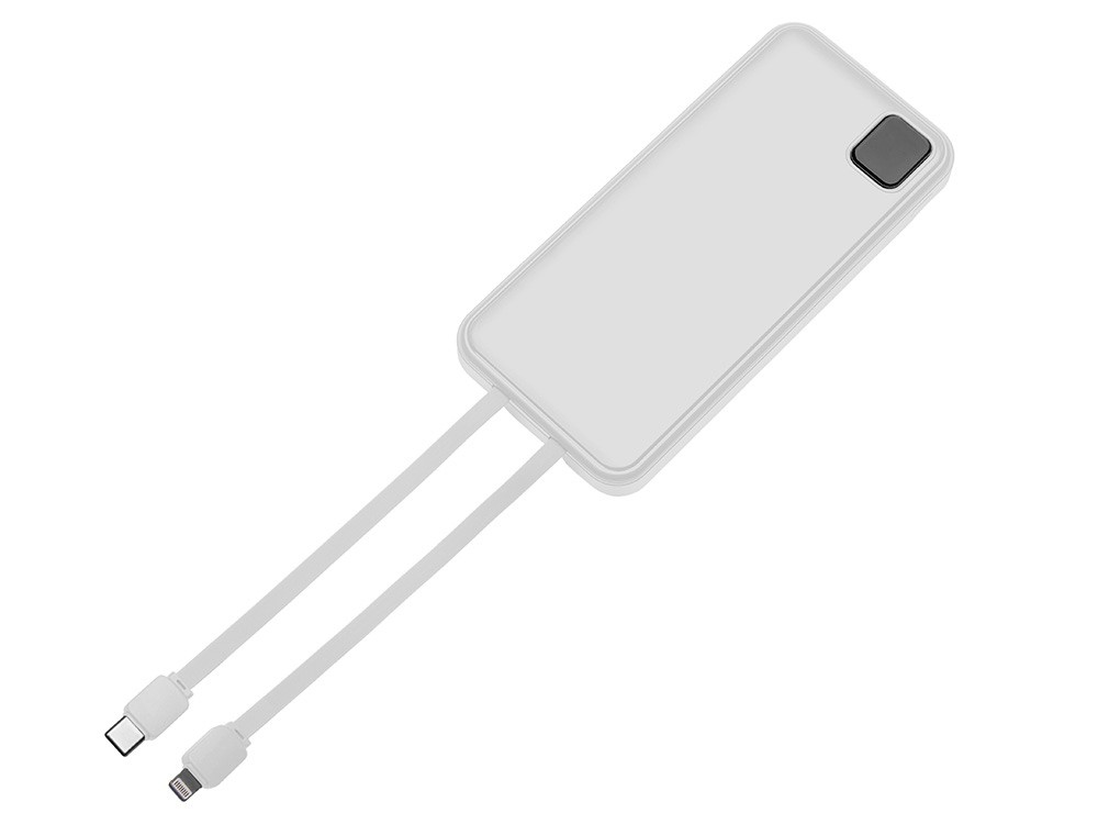 Внешний аккумулятор со встроенными кабелями «Фрэйм», 10000мач (32937)