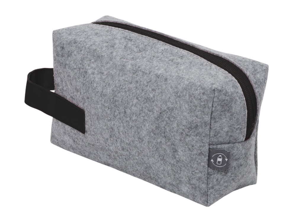 Органайзер для электроники и проводов «Felt» из RPET-фетра с ручкой (33445)