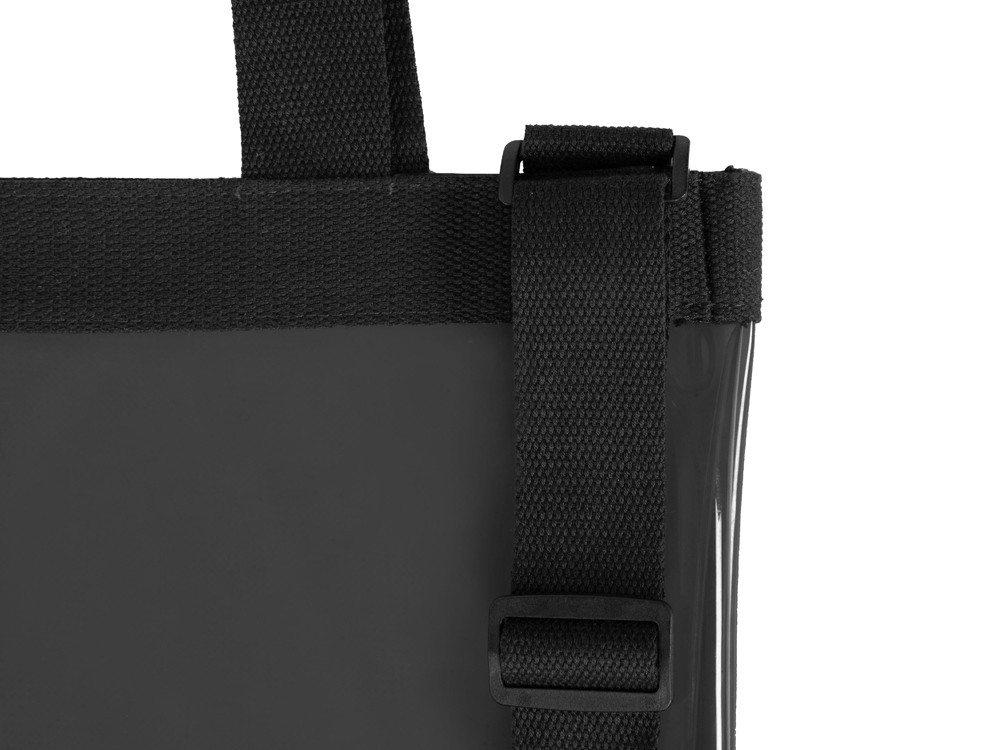 Сумка «Frank» из прозрачного пластика с регулирующейся лямкой (33505)