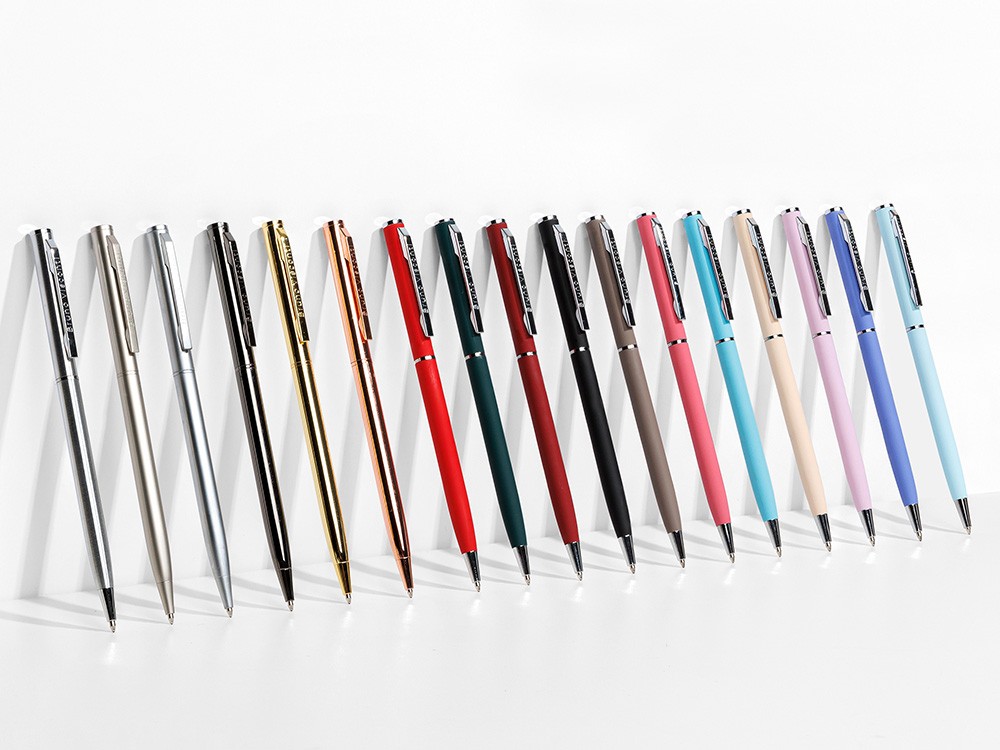 Ручка металлическая шариковая «Palermo», софт-тач (33874)