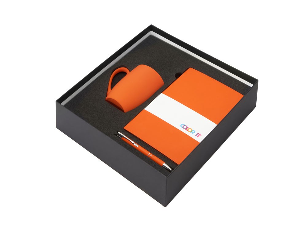 Подарочный набор «COLOR IT» с блокнотом, металлической ручкой и кружкой (34125)