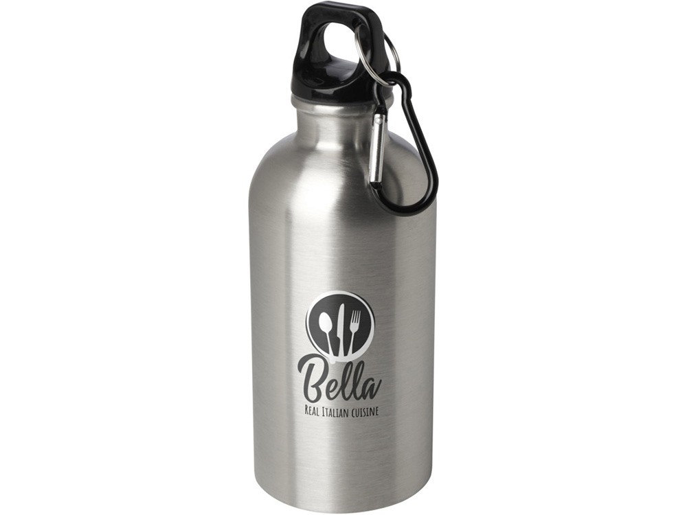 Одностенная бутылка для воды с карабином «Oregon», 400 мл (34282)