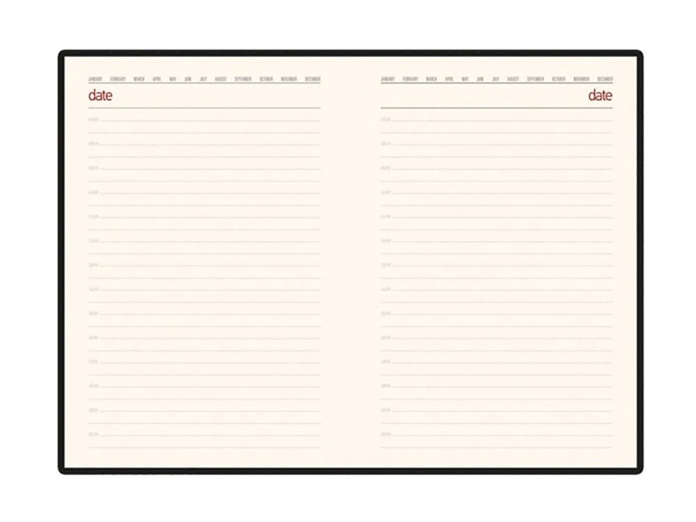 Ежедневник недатированный А5 «Senate» с магнитным клапаном (34602)