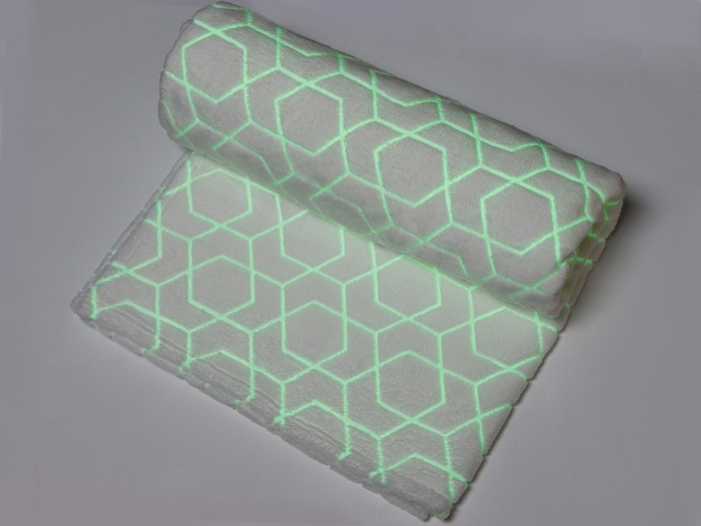 Светящийся в темноте плед «Lattice» (34624)