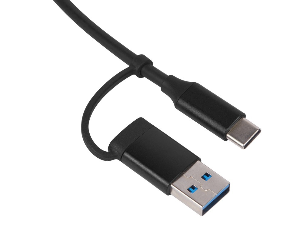 USB-хаб «Link» с коннектором 2-в-1 USB-C и USB-A, 2.0/3.0 (35684)