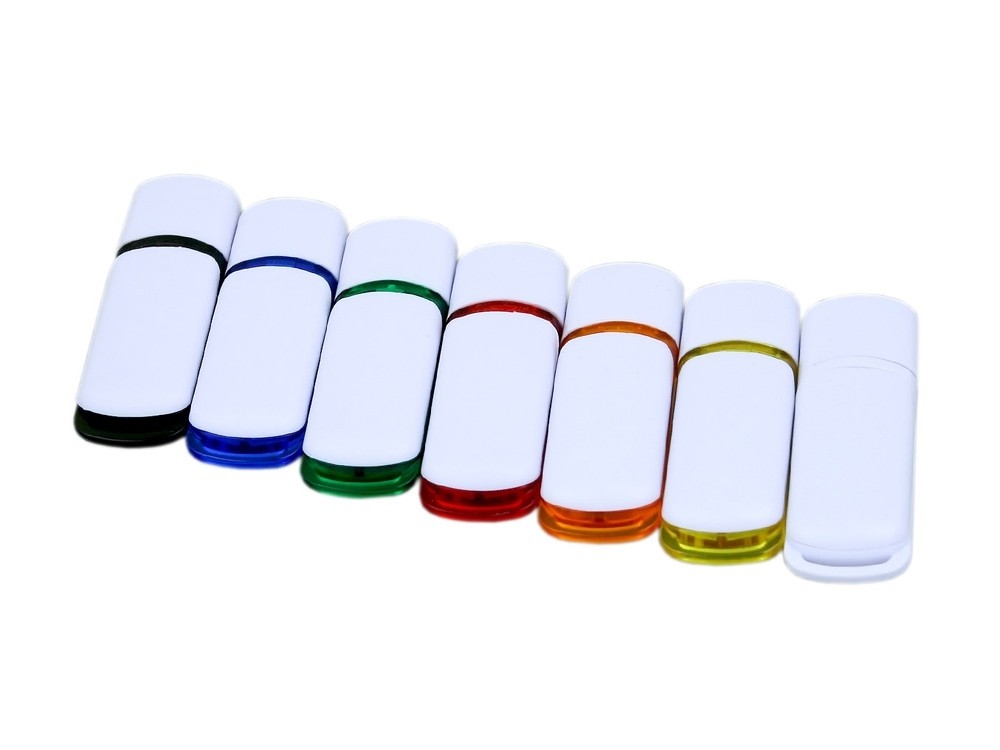 USB 3.0- флешка на 64 Гб с цветными вставками (37946)