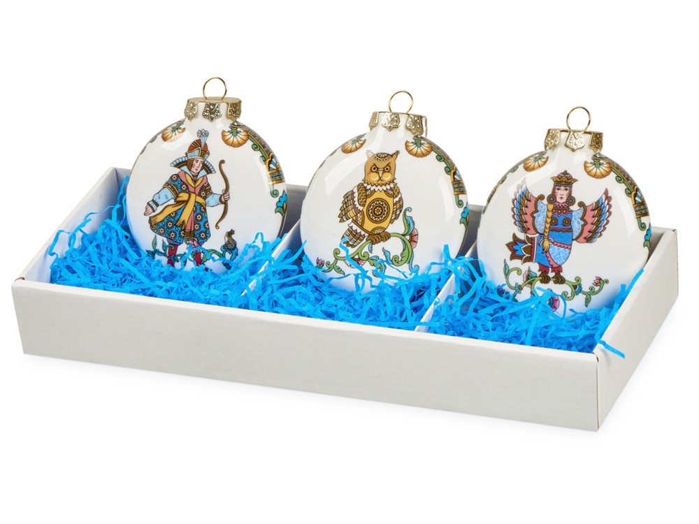 Набор новогодних игрушек, 3 шт (38135)