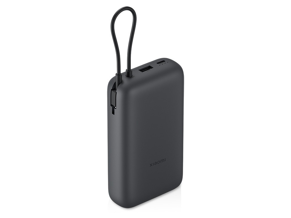 Внешний аккумулятор с встроенным кабелем Xiaomi Power Bank (Integrated Cable), 20000 мАч (38161)