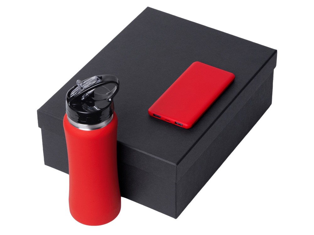 Подарочный набор «COLOR IT» с бутылкой для воды и повербанком, 5000 mAh (39399)