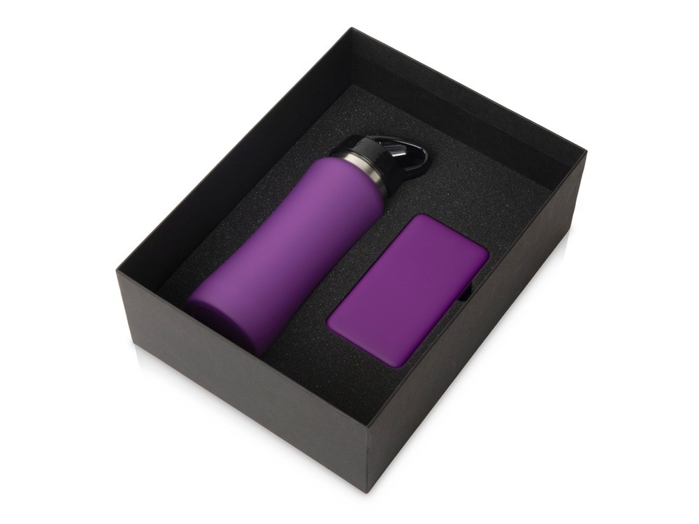 Подарочный набор «COLOR IT» с бутылкой для воды и повербанком, 5000 mAh (39400)